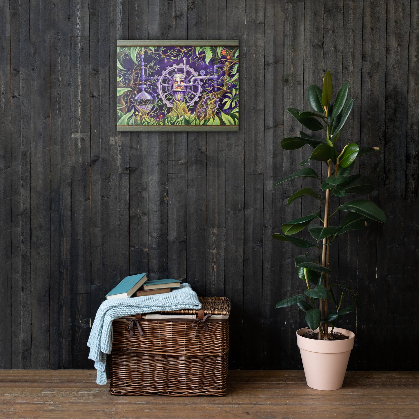 Thin canvas "Steamplant"