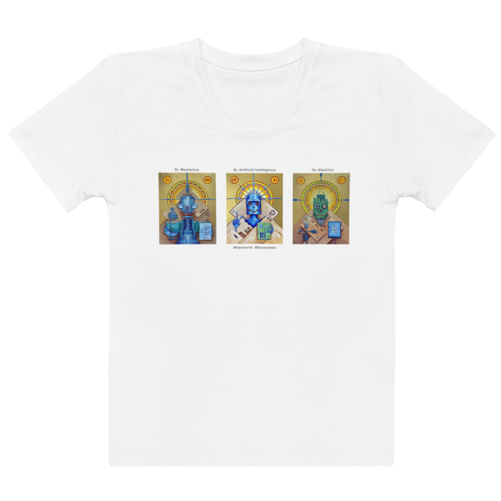 Women's T-shirt from "Deus ex box" series