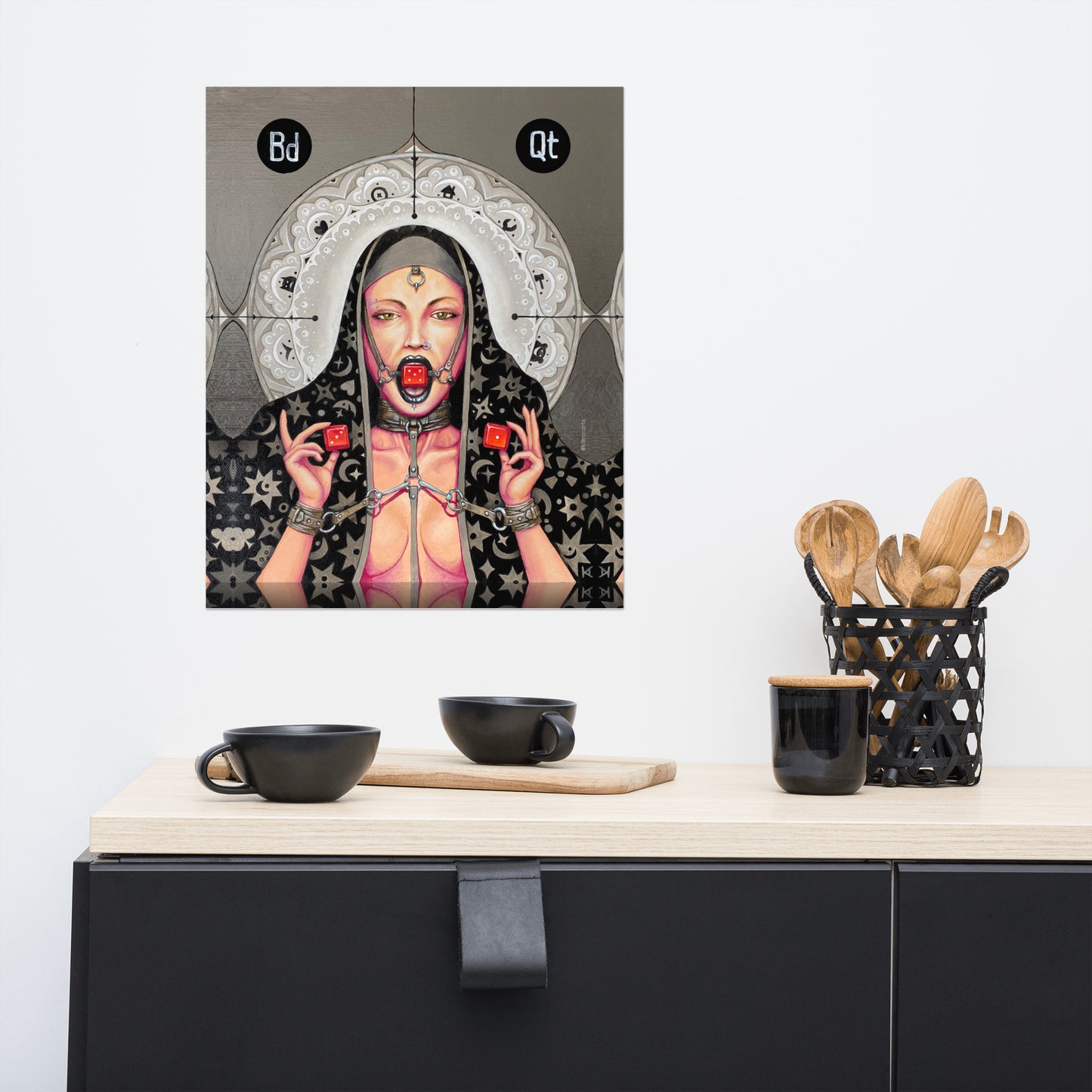 Poster "Blessed Quiet" from "Blessed Trinity" series