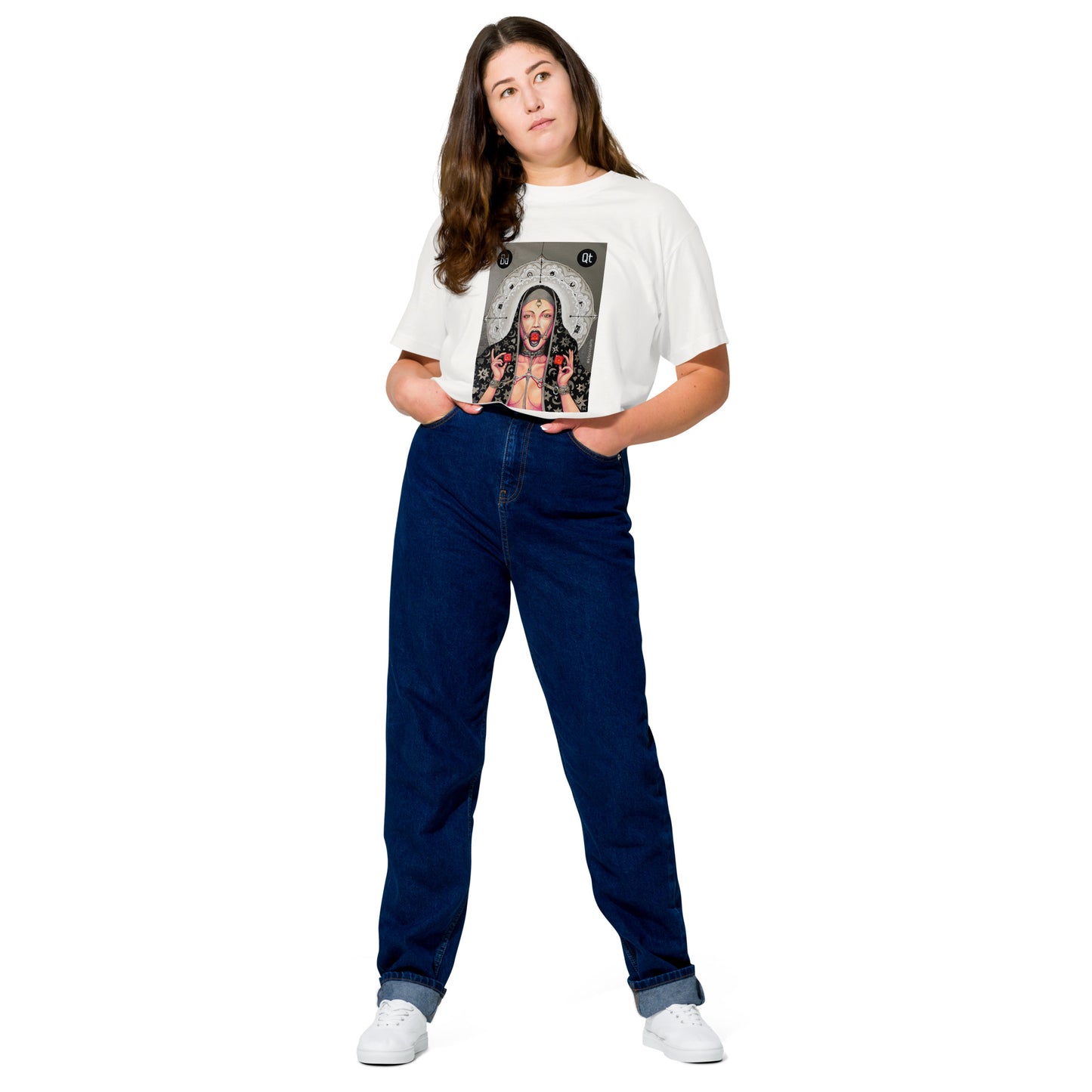 Lightweight cotton t-shirt "Blessed Quiet" from "Blessed Trinity" series