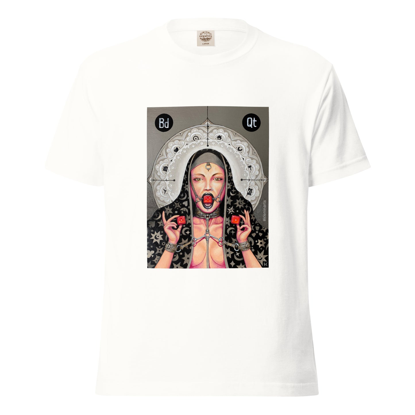 Lightweight cotton t-shirt "Blessed Quiet" from "Blessed Trinity" series