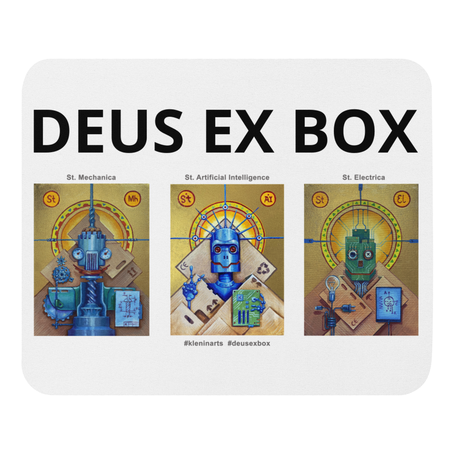 Mouse pad from series "Deus ex box"