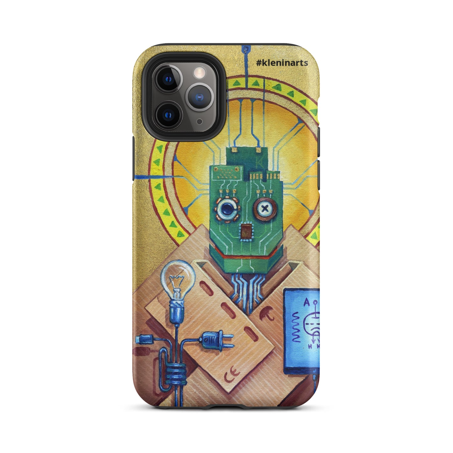 iPhone case St. Electrica from "Deus ex box" series