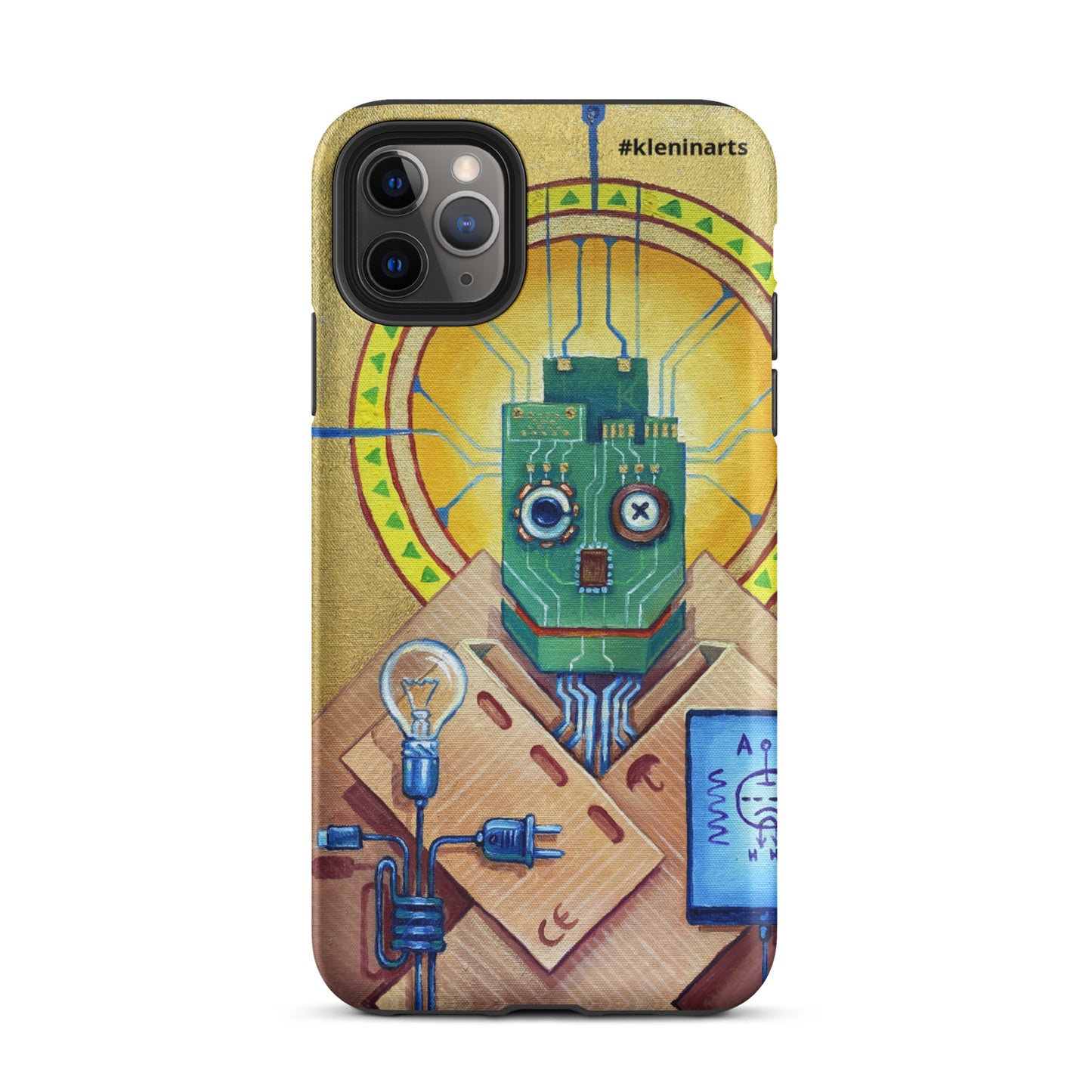 iPhone case St. Electrica from "Deus ex box" series