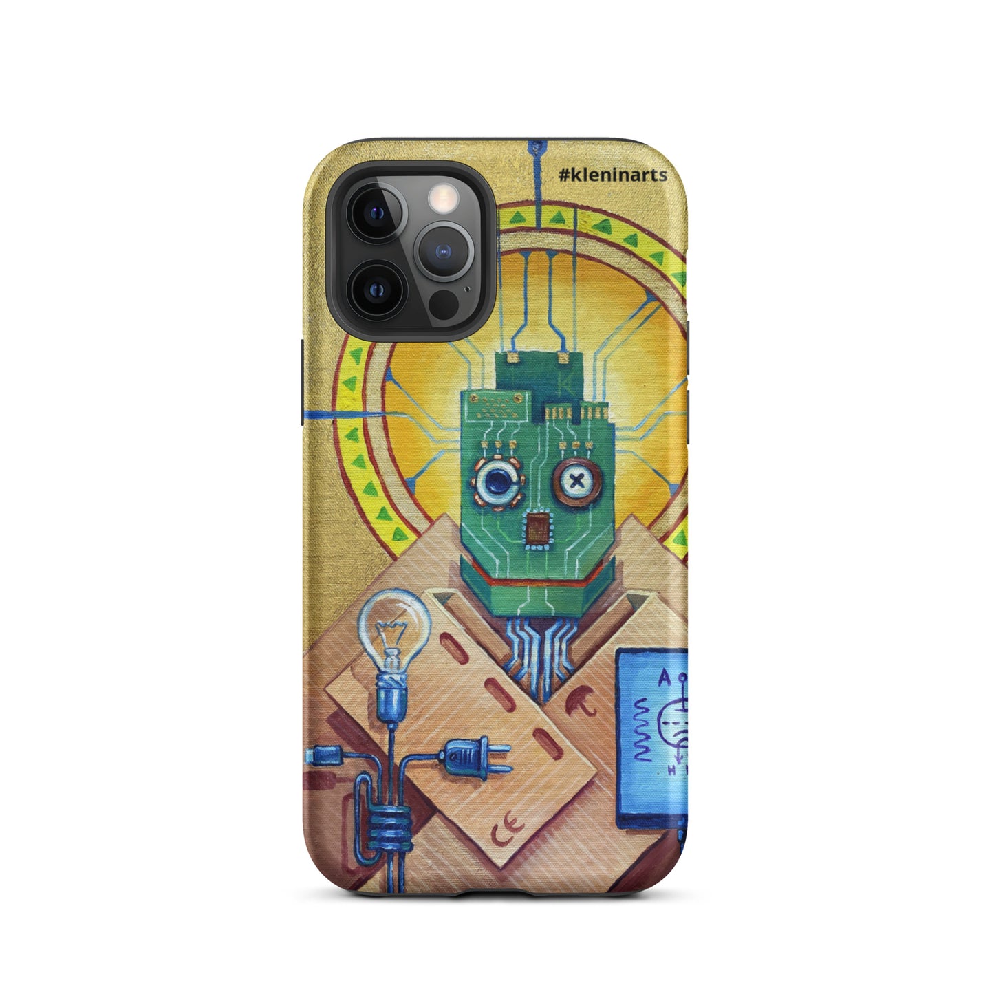 iPhone case St. Electrica from "Deus ex box" series