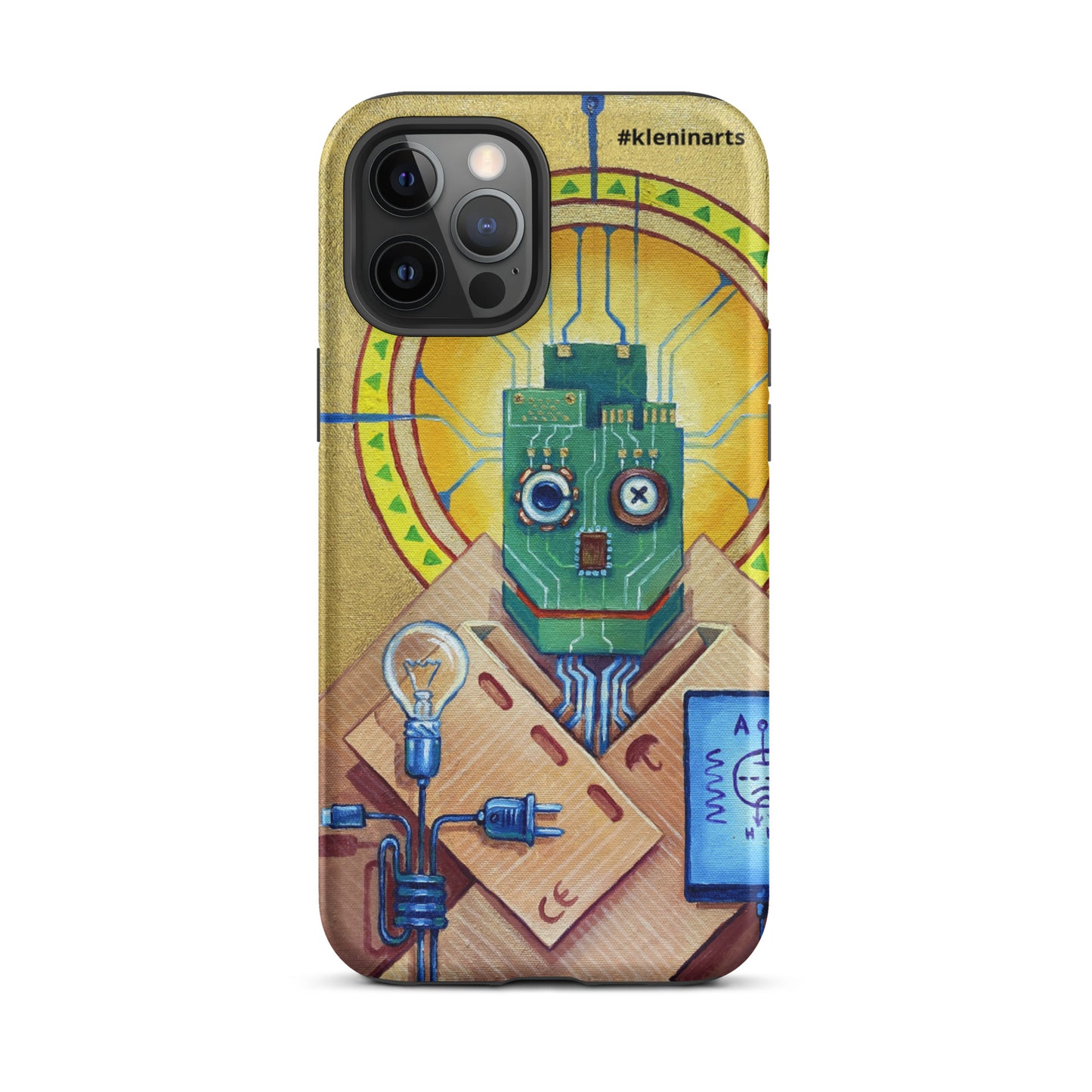 iPhone case St. Electrica from "Deus ex box" series