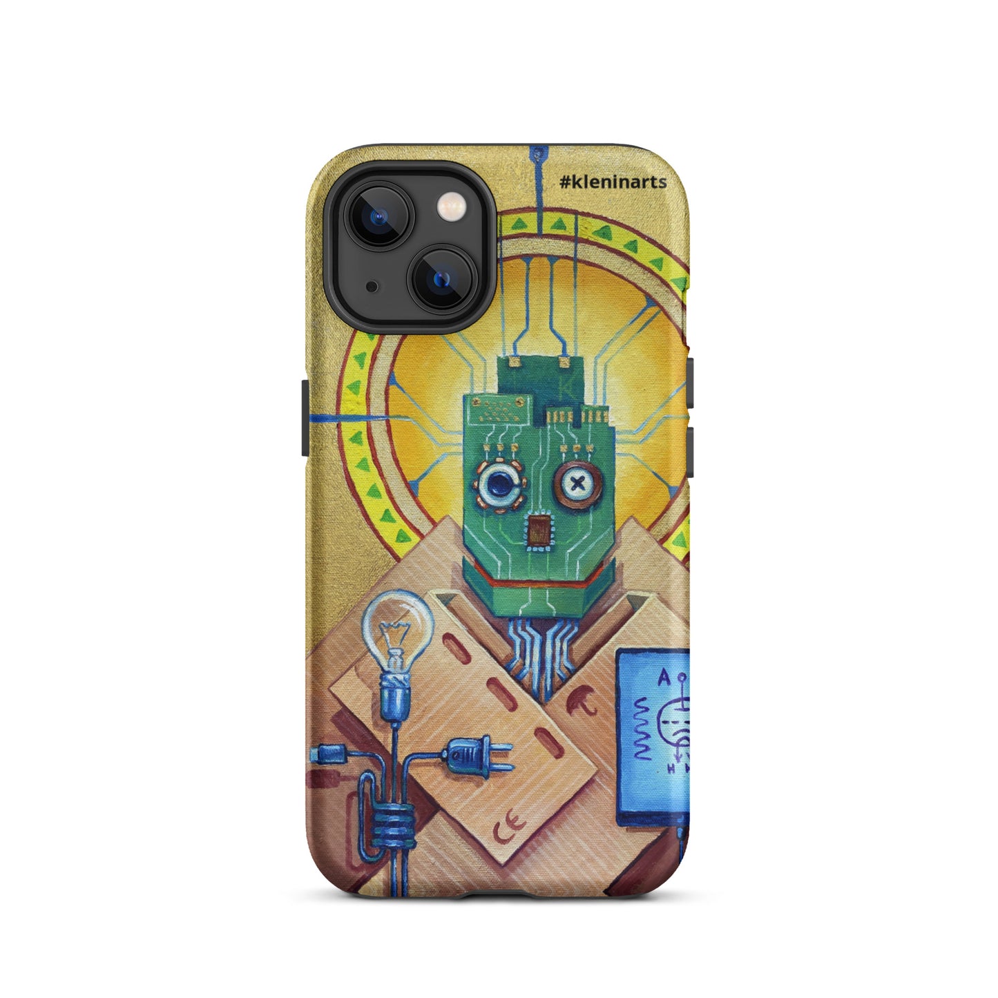 iPhone case St. Electrica from "Deus ex box" series