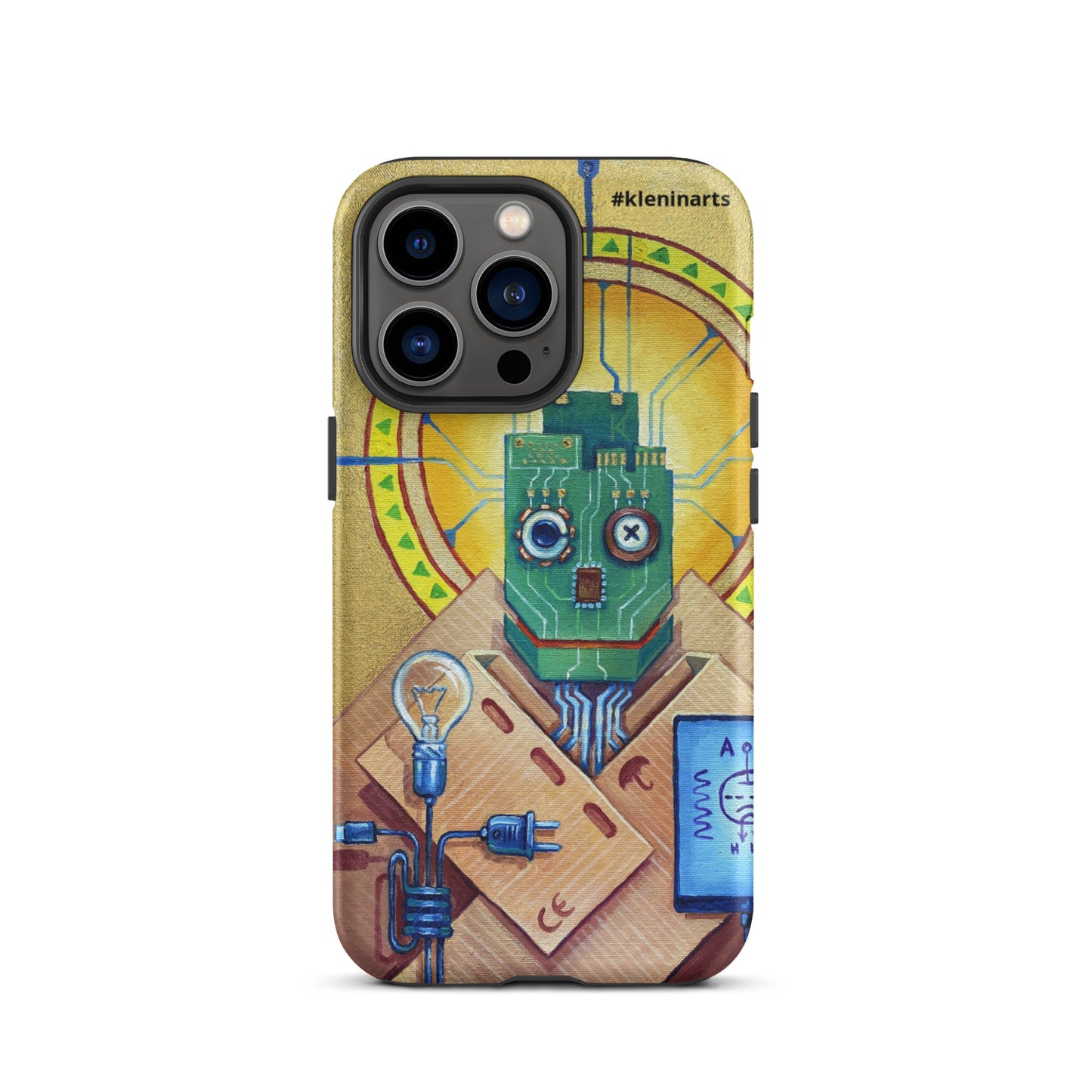 iPhone case St. Electrica from "Deus ex box" series